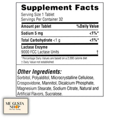 Pill organizer included with Equate dairy relief chewables