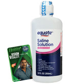 Equate Saline Solution 12 Oz bottle