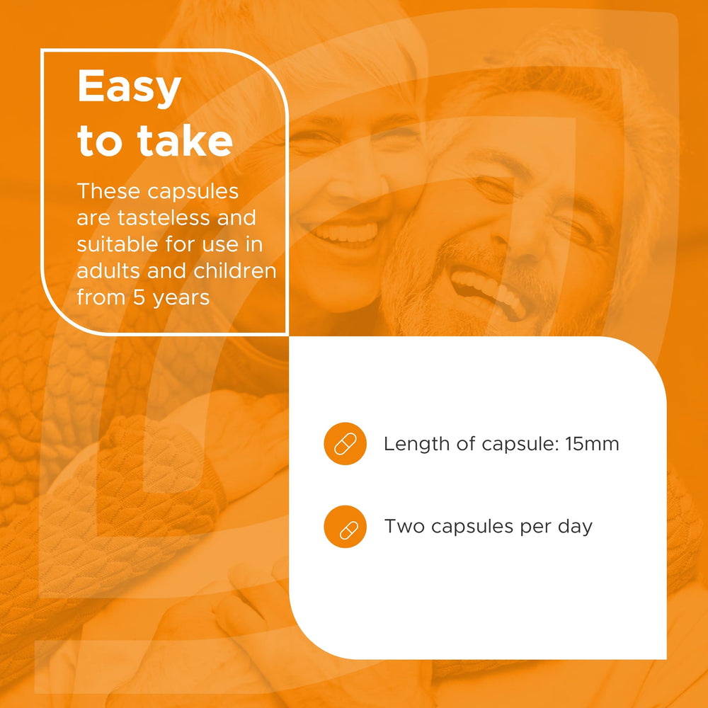 Daily dosing concept for Equazen Eye Q 60 capsules