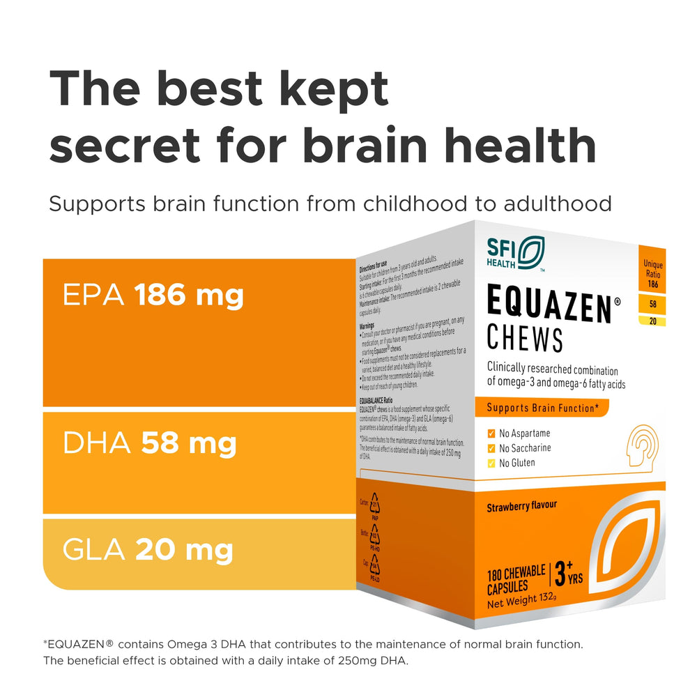 Equazen Eye Q Chews ingredients panel