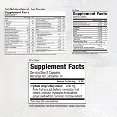 Equilife Detox chocolate shake glass highlights convenient, protein-rich meal replacement for on-the-go days