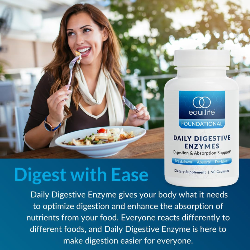 Before meals usage instruction for Equilife Digestive Enzyme