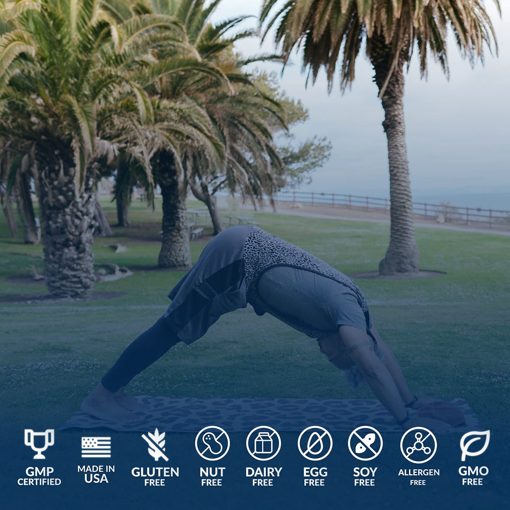 Healthy lifestyle scene with minerals and hydration