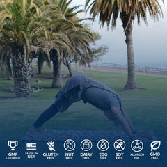 Healthy lifestyle scene with minerals and hydration