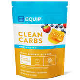 Equip Foods Clean Carbs jar of powder for immune support and post-workout recovery.