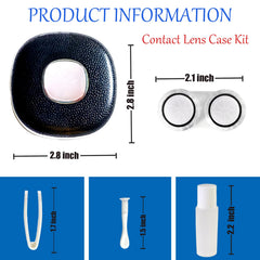 Tweezer and mirror in Erewa contact lens case kit