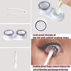 Three extra solution soaking cases included with Erewa kit