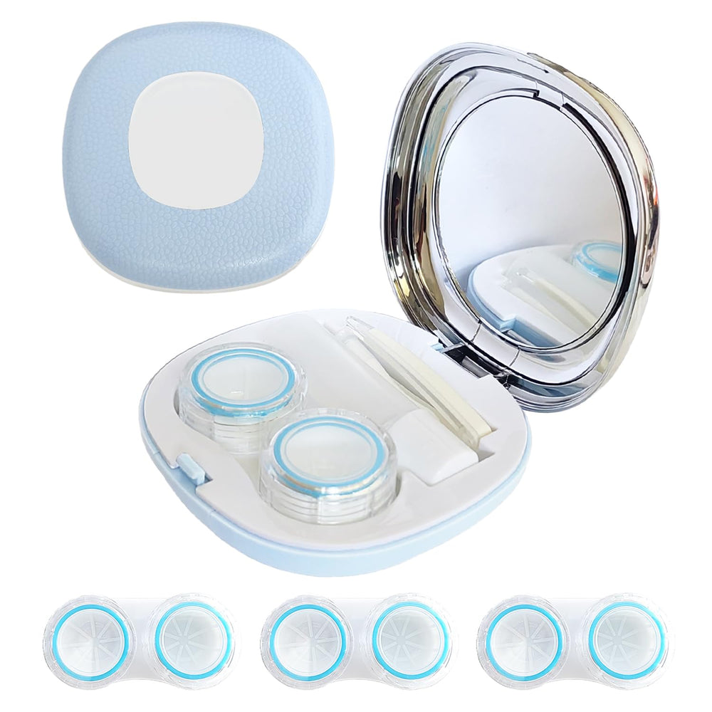 Erewa blue lens case kit with built-in mirror