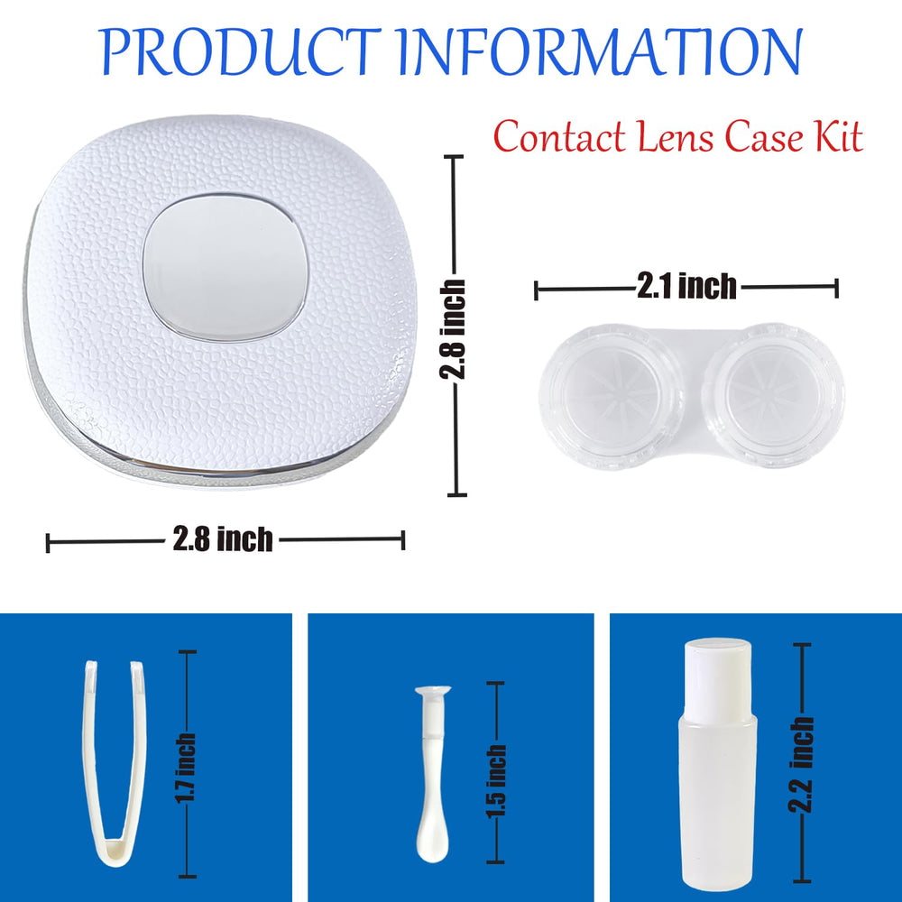 Three extra solution soaking cases included in the kit