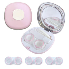 Pink Erewa lens case with built-in mirror