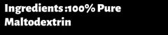 Essencea Maltodextrin Powder resealable pouch preserves freshness for baking and smoothies.