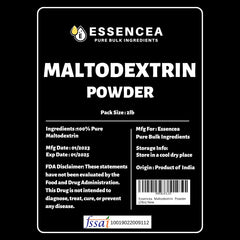 Essencea Maltodextrin Powder pure bulk ingredient suitable for clean label recipes.