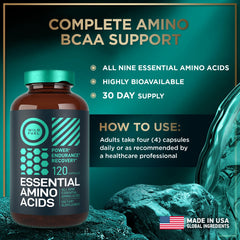 Amino acids supporting energy, endurance and recovery