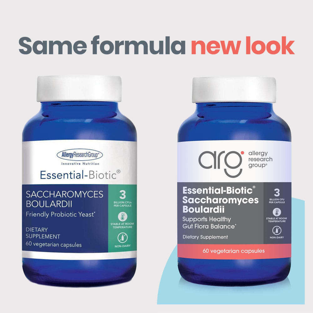 Close-up of Saccharomyces boulardii capsules, 450 mg probiotic