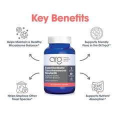 60-count bottle packaging of Allergy Research Group probiotic
