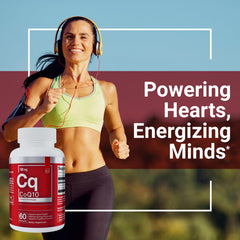 Packaging highlighting high absorption formulation for CoQ10