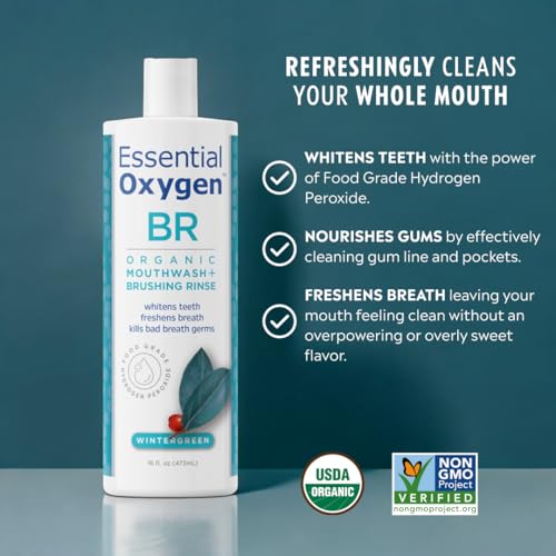 Packaging box for Essential Oxygen Brushing Rinse
