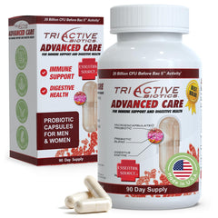 Essential Source TriActive Biotics Advanced Care bottle with 90 capsules