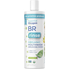 Essentialoxygen Organic Peppermint Brushing Rinse bottle, 16 Fz