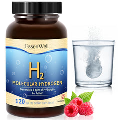EssenWell Raspberry flavor Hydrogen tablets 120 count