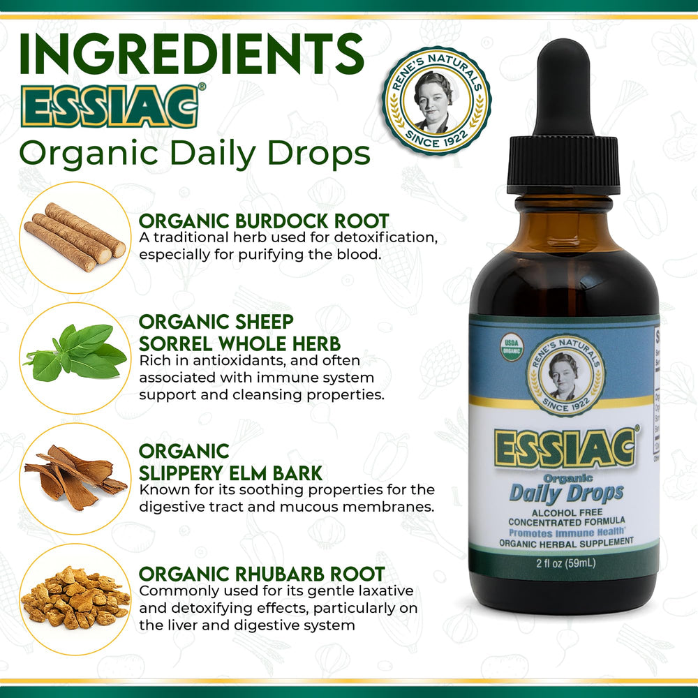Essiac Daily Drops bottle side view