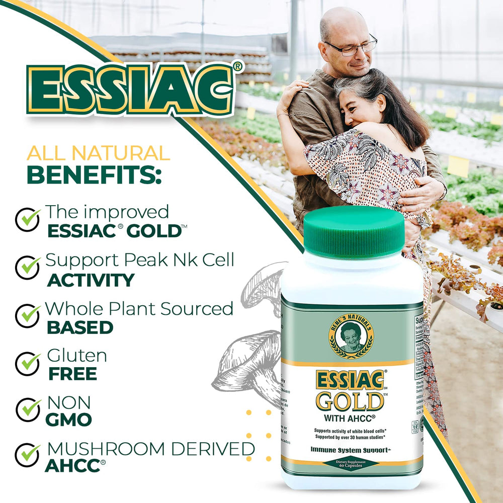 Lifestyle shot suggesting wellness with Essiac Gold®