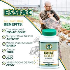 Lifestyle shot suggesting wellness with Essiac Gold®