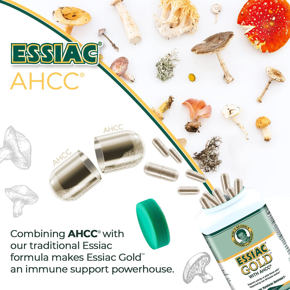 Product branding for Essiac Gold® and AHCC®