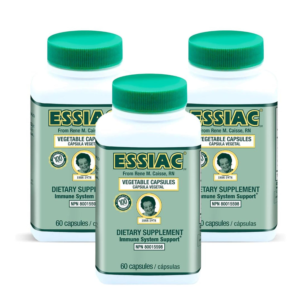 Essiac Tea 60 capsules pack 3 front view