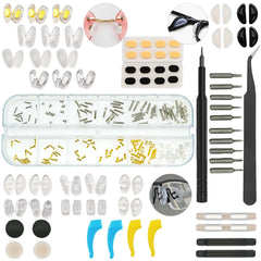 ESSSO eyeglass repair kit with case and assorted screws