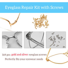 Assorted screws and nose pads for ESSSO repair kit