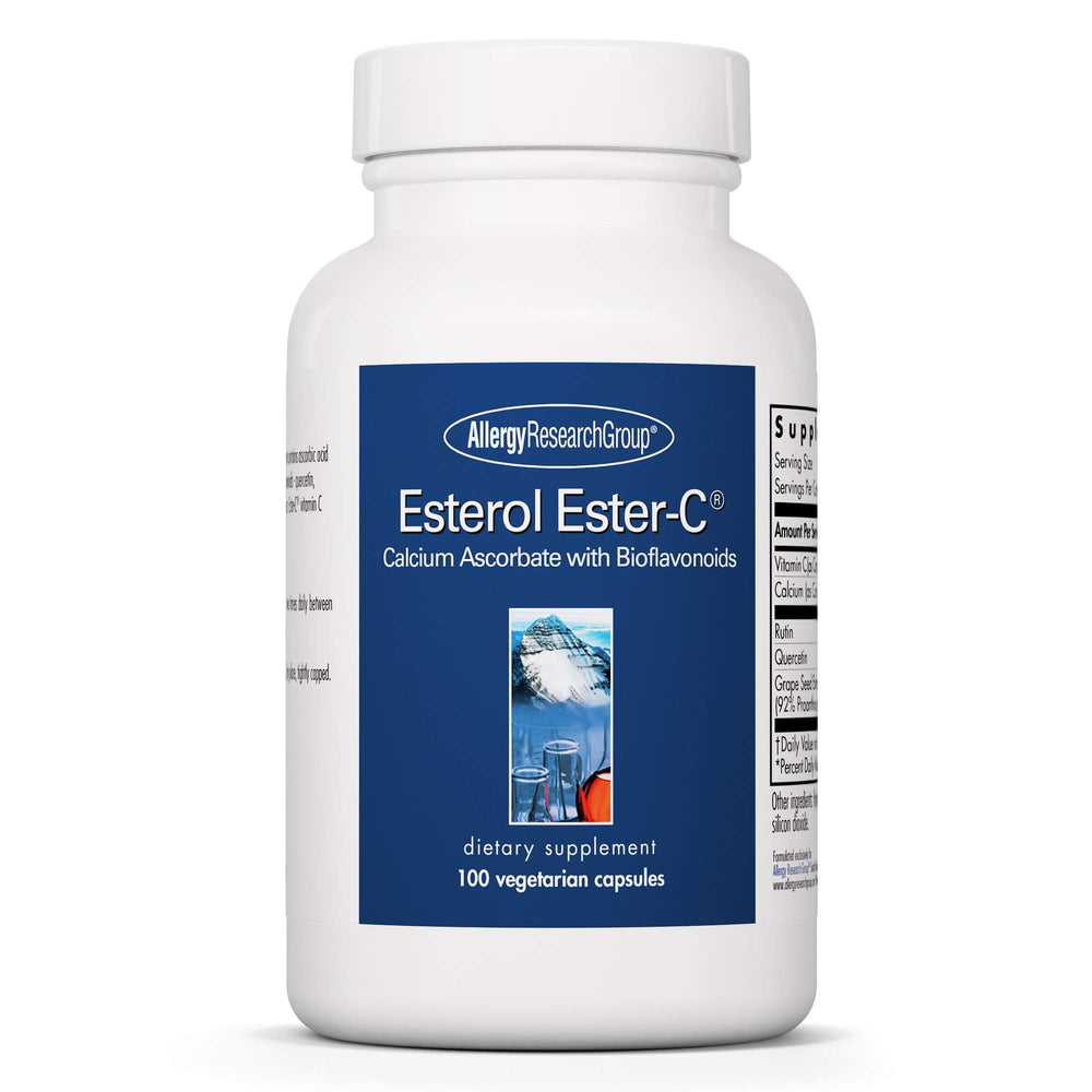 Esterol Ester-C bottle with capsules illustrating immune support
