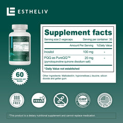 ESTHELIV morning routine pose conveying energy boost potential and daily consistency.