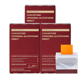 Front packaging of ESTHER FORMULA Liposomal Glutathione Direct 3packs