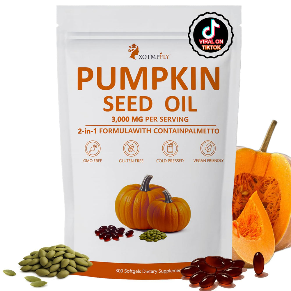 ESTHFGPSV Pumpkin Seed Oil Softgel Bottle – 3000mg