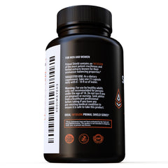 Close-up of estrogen blocker capsules