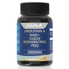 Healthy aging lifestyle banner for ESUNM Urolithin A