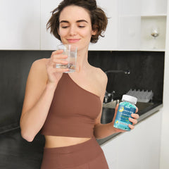 Vegan non-GMO gluten-free badge for Esverco gummies