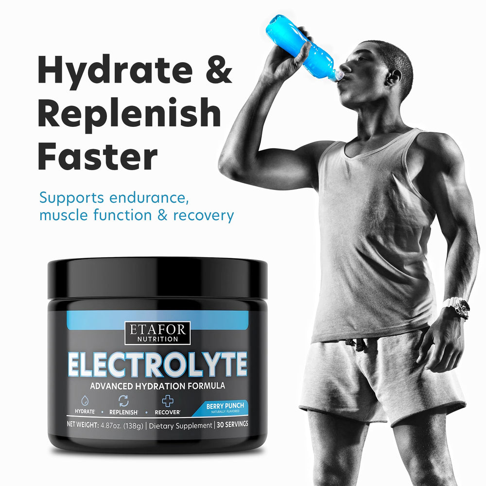 ETAFOR Electrolytes Powder - Sugar Free electrolyte mix
