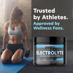 ETAFOR Electrolytes Powder - Berry Punch flavor close-up