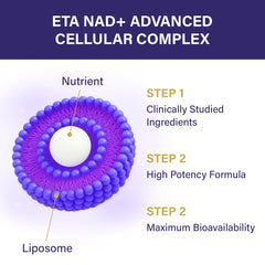 ETANATURE NAD+ with B vitamins emphasizing energy conversion and daily stamina