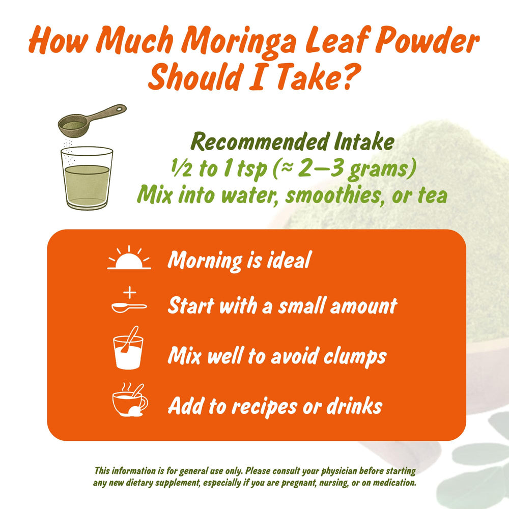 Ethically sourced moringa from Indian farms