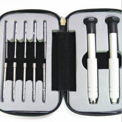 Compact tool set suitable for eyeglasses, watches, phones