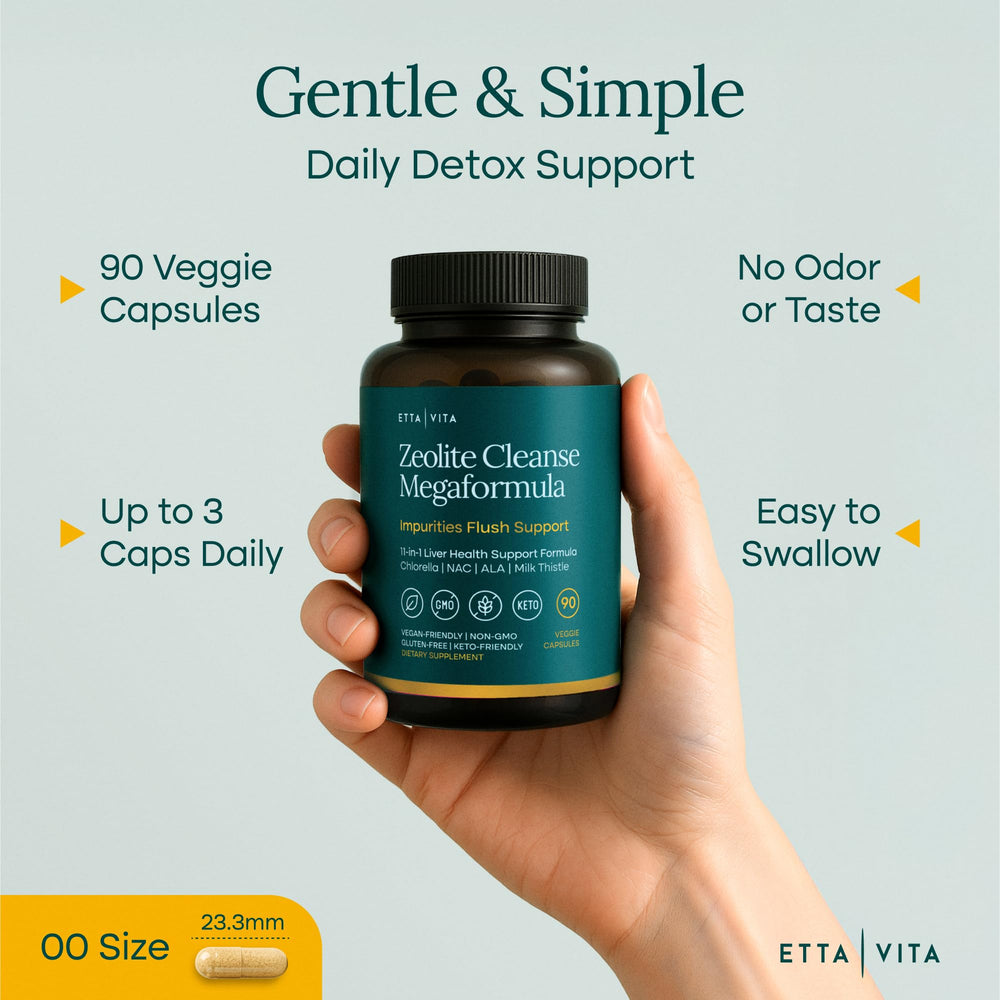 Etta Vita Liver Cleanse use-session shows a calm morning routine.