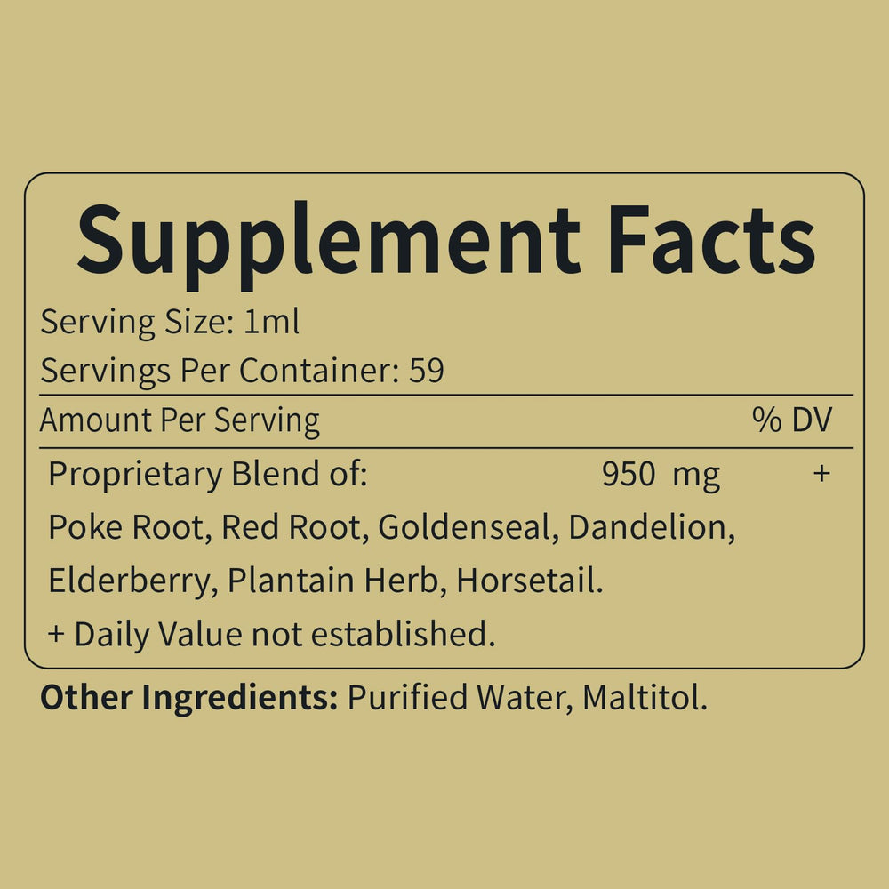 Lifestyle shot showing supplements for detox and immune support