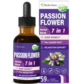 Bottle of Eubrition Passion Flower Liquid Drops 2oz