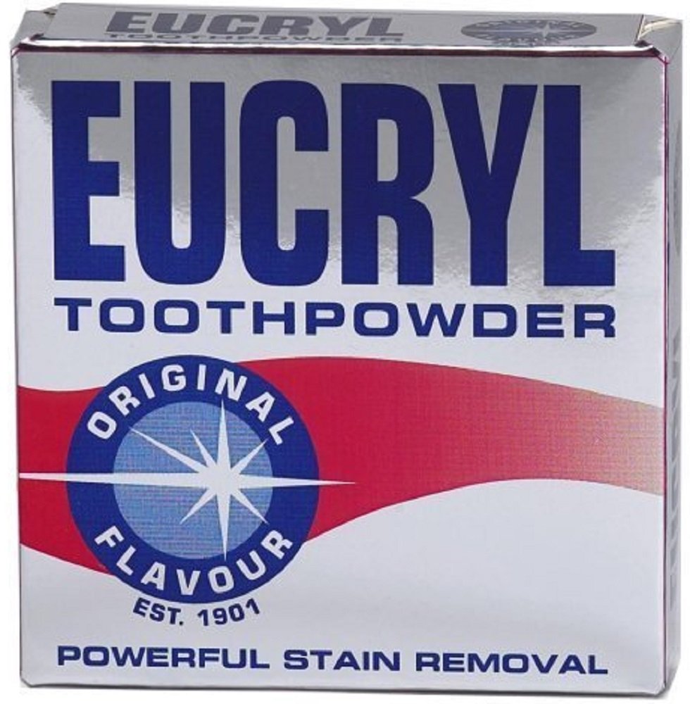 Eucryl Toothpowder Original 50g x 2 Pack - Powerful stain removal