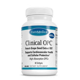 EuroMedica Clinical OPC product front view with 60 softgels