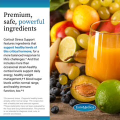 Label highlighting Vitamin C on EuroMedica supplement