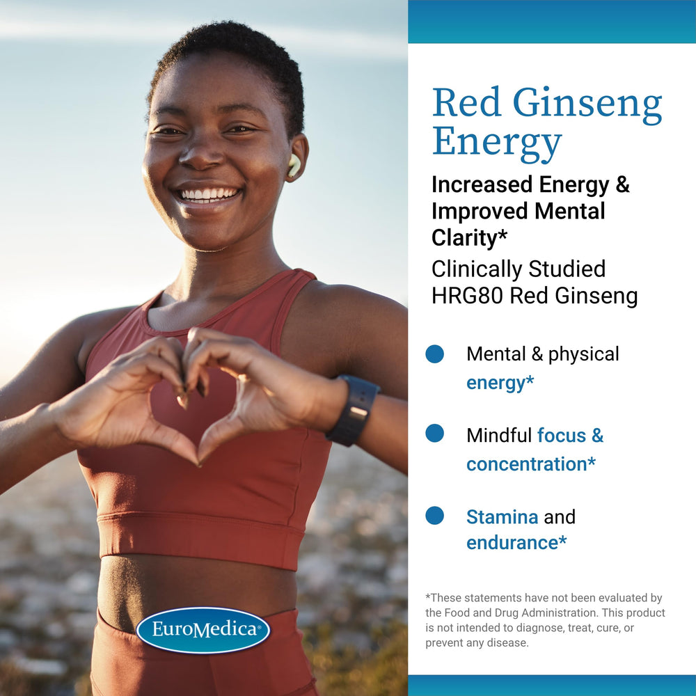 EuroMedica Red Ginseng Energy capsules